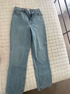 Abercrombie & Fitch Light Wash Straight-Leg Women's Jeans